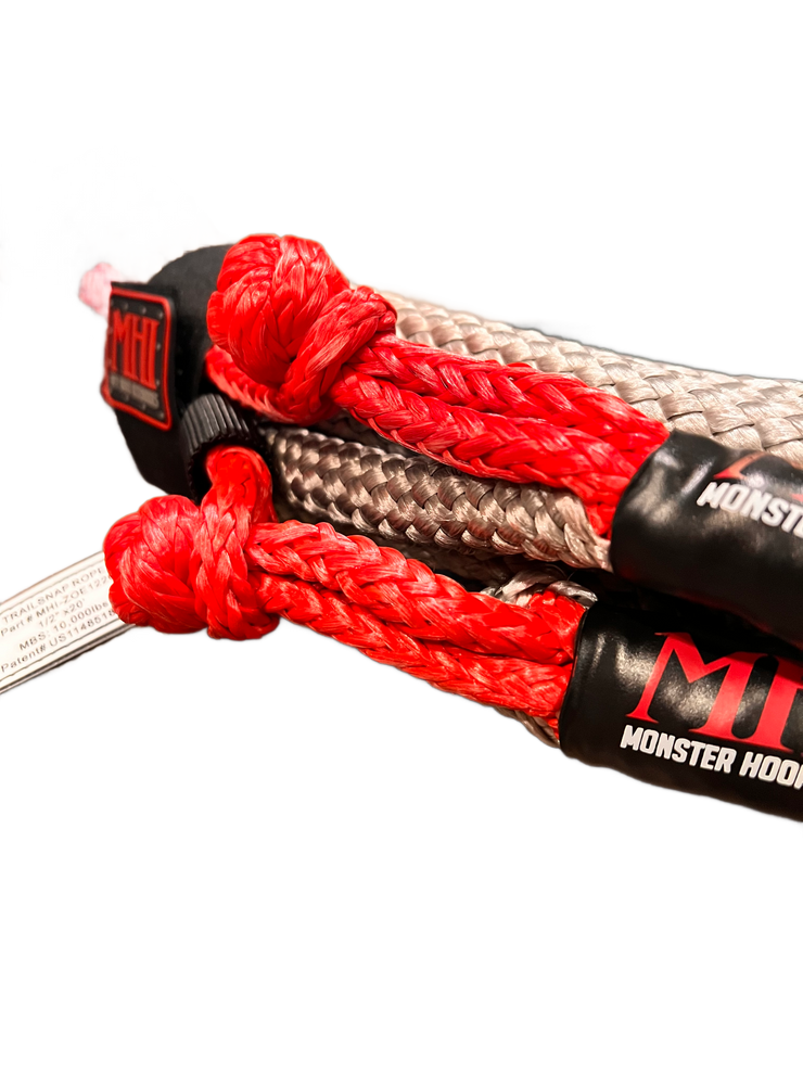 1/2" RECOVERY ROPE WITH BUILT IN SOFT SHACKLES