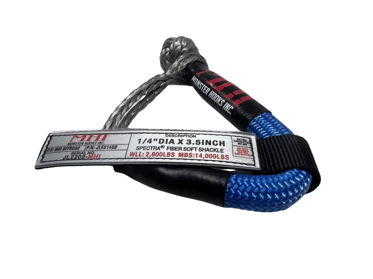 Offroad Zeus Series Soft Shackles Monster Hooks Inc.