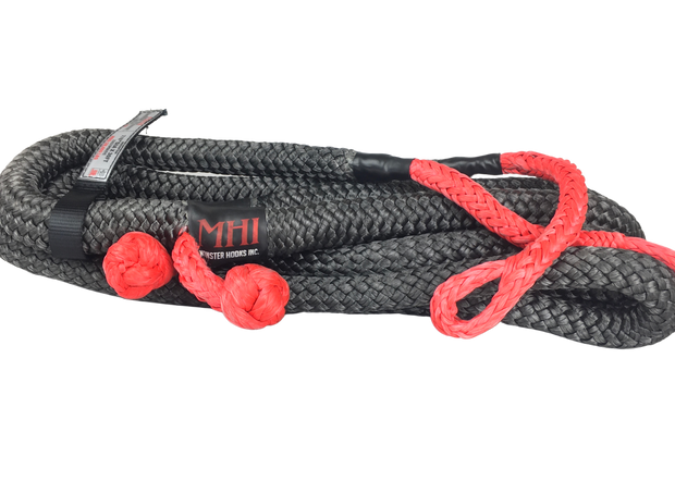 Kinetic Recovery Rope With Built In Soft Shackles 1/2" x 20' 10K Rated