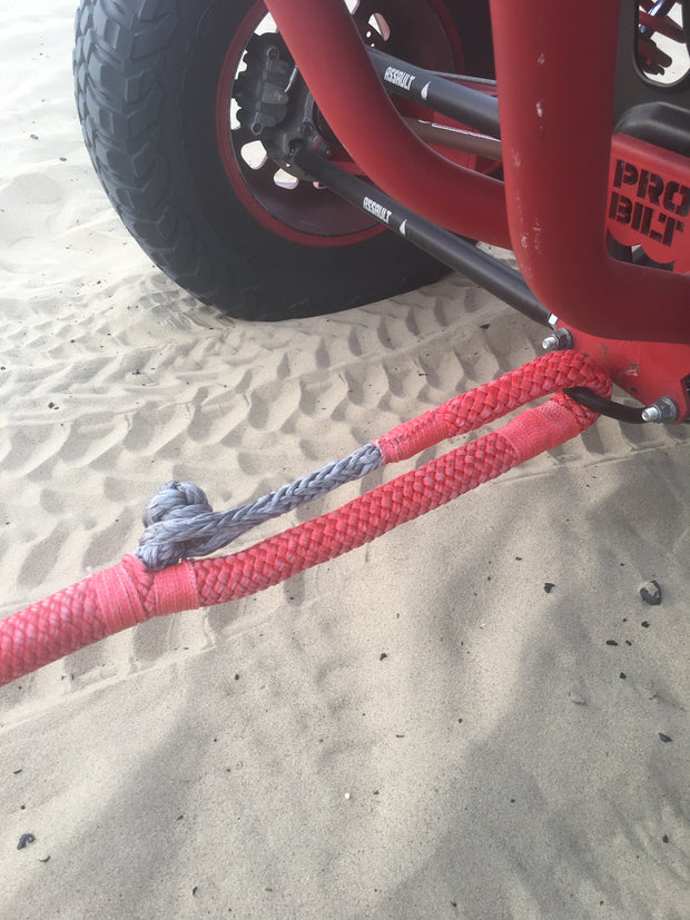 7/8" KINETIC RECOVERY ROPE W BUILT IN SPECTRA SOFT SHACKLES