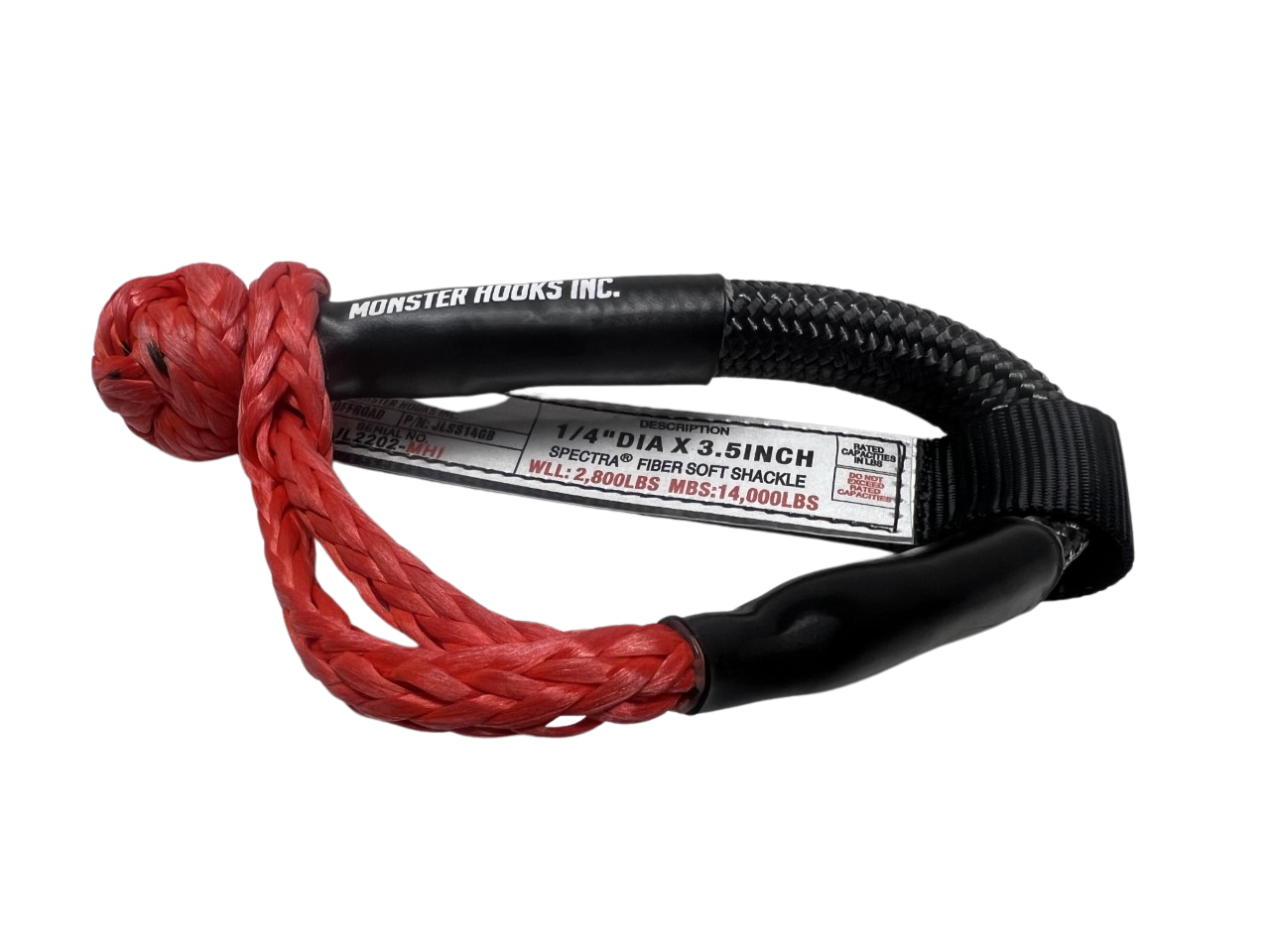 Offroad Zeus Series Soft Shackles Monster Hooks Inc.